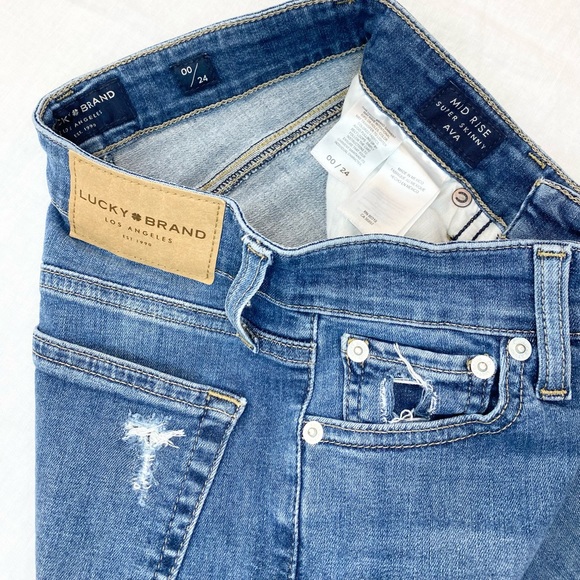 Lucky Brand Womens Mid Rise Ava Skinny Jean - Picture 8 of 10